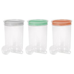 Doza Curver Dry Food 1,7L cu masura, mix culori, 13x19 cm