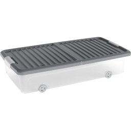 Cutie de depozitare sub pat KIS W Box Underbed L, 35 L, cu roti
