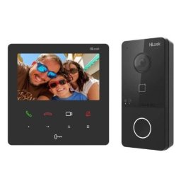 Kit videointerfon HiLook 2MP cu ecran TFT 4.3, Wi‑Fi, PoE si IP65