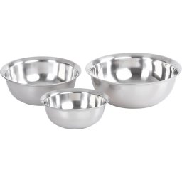 Set 3 boluri din inox MagicHome, 18, 22 si 26 cm, pentru bucatarie