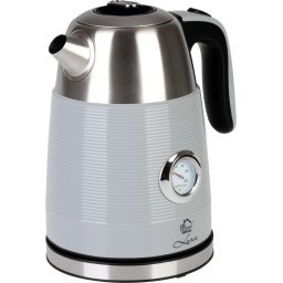 Fierbator electric MagicHome Laria 1,7 L cu termometru, 2200 W