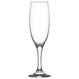 Pahare pentru sampanie LAV Empire din sticla 220 ml, set 6 buc
