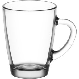 Set 6 cani din sticla LAV Vega pentru cafea si ceai, 250 ml