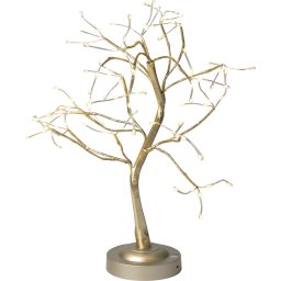 Decoratiune LED de Craciun tip copac, 108 LED alb cald, 45 cm