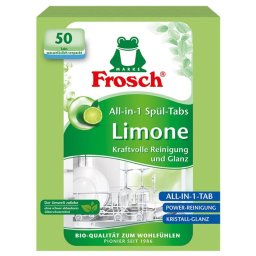 Tablete Frosch All in 1 pentru masina de spalat vase, lamaie, 50 buc