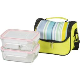 Set 2 caserole din sticla 900 ml cu geanta termo MagicHome