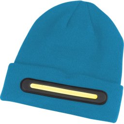 Caciula cu LED Strend Pro beanie, albastra, 40 COB, 750 mAh