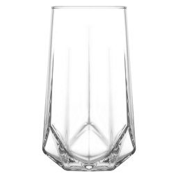 Pahar pentru apa LAV Valeria din sticla 460 ml, set 6 bucati