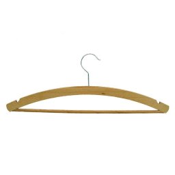 Umeras barbatesc din lemn de fag 42 cm, ceruit, cu crestaturi