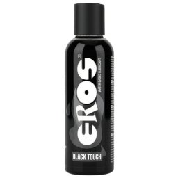 Eros Atingere Neagra 150ml Lubrifiant Intim de Culoare Negru Inchis Textura Matasoasa pe Baza de Apa
