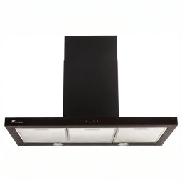Hota Decorativa Tornado Lara 1200 (90), 1 motor, latime 90 cm, 3 viteze, absorbtie 1200 m3/ora, Negru