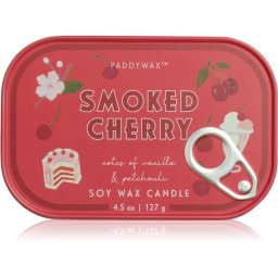 Paddywax Bistro Tin Smoked Cherry lumânare parfumată în placă 127 g