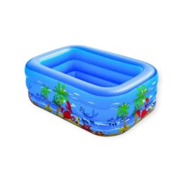 Piscina gonflabila cu podea gonflabila, dreptunghiulara 150 x 105 x 56 cm