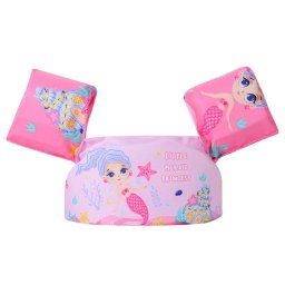 Vesta de inot cu Aripioare, Flotabilitate ridicata, Sirena roz