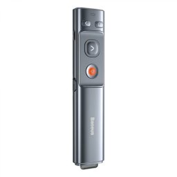PRESENTER Baseus, wireless, laser 2.4 GHz, raza max. 100m, acumulator 250mAh, gri WKCD000013 (timbru verde 0.18 lei) - 6953156209404