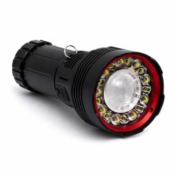 Lanterna LED Ultra Puternica cu LED Central Laser, 19 LED-uri, Acumulator 44650, Incarcare Type-C KH-W536