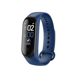 Bratara Fitness Navy Doctor in uniforma, Ecran 0.96" inch, Bluetooth 4.2, Monitorizare Puls, Tensiune, Temperatura, Oxigen, Calitate Somn