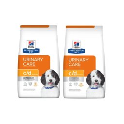 HILL'S Prescription Diet C/D Urinary Care Multicare 8 kg (2x4 kg) sustine sanatatea tractului urinar