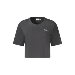 Tricou scurt negru pentru femei FILA