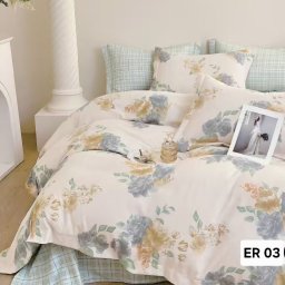 Lenjerie în Cutie Cadou din Finet Premium 6 Piese cu Elastic-ER 03