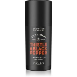 Scottish Fine Soaps Thistle & Black Pepper crema de fata hidratanta pentru barbati 100 ml