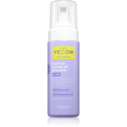 Yellow Professional Silver Purple Leave-In Mousse spumă de păr neutralizeaza tonurile de galben 160 ml