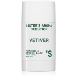 Sister's Aroma Vetiver Deostick deodorant stick impotriva mirosului si transpiratiei 50 g