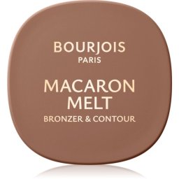 Bourjois Macaron Melt Bronzer & Contour bronzer și pudră pentru contur 2 in 1 culoare 01 Vanilla Foam 5 g