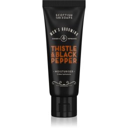 Scottish Fine Soaps Thistle & Black Pepper crema de fata hidratanta pentru barbati 75 ml