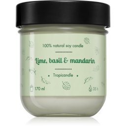 Tropicandle Lime, Basil & Mandarin lumânare parfumată 170 ml
