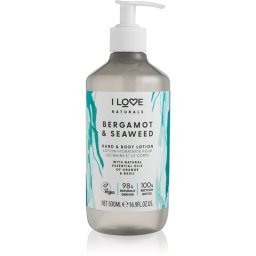 I Love Naturals Bergamot & Seaweed Lapte de mâini și de corp 500 ml