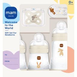 MAM Welcome to the World 0m+ set cadou pentru bebeluși Beige 1 buc