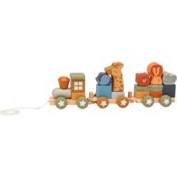 2Kids Toys Wooden Train trenuleț din lemn 18m+ 1 buc