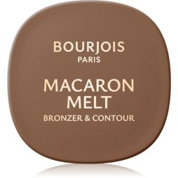 Bourjois Macaron Melt Bronzer & Contour bronzer și pudră pentru contur 2 in 1 culoare 02 Milky Mocha 5 g