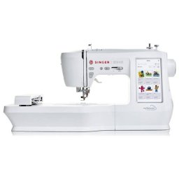 Masina de Cusut si Brodat Singer SE 9185 WiFi 250 Programe de Cusaturi Ecran Color Tactil 7Inch Alb