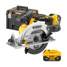 DeWalt - DCS565P2 - Fierastrau circular cu 2 acumulatori si incarcator, Li-Ion, 18 V, 5 Ah, 165x20 mm, valiza speciala