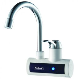 Incalzitor de apa Rosberg R57100A, 3600W, Cu display, Pana la 60C, Pentru perete, Alb