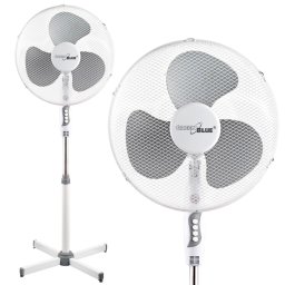 Ventilator de podea GB560 40W 3 trepte 1.20m Alb