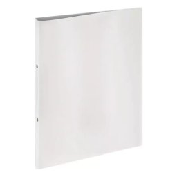 Accesorii birotica Dosar din plastic cu 2 inele, diametru 25 mm - cotor 33 mm - alb
