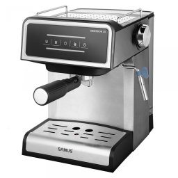Espressor Obsession 20, 850 W, Presiune abur 20 bari, Touch Control, Rezervor apa 1600 ml, 4 Optiuni: o ceasca, doua cesti, apa calda, abur, Plita preincalzire a cestilor, Duza abur pentru cappuccino, Negru/Inox