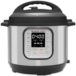 Aparat de gatit cu abur Pot Duo 6, 1000 W, 5.7 L, 14 programe presetate, Capac detasabil, Functie manuala, Argintiu/Negru