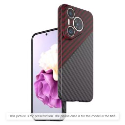 Husa Techsuit Carbonite FiberShell Vortex - Husă telefon - compatibil cu Huawei Pura 70 Pro - culoare Roșu