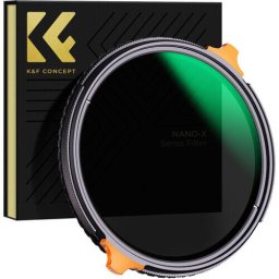 Filtru 2 in 1 K&F Concept Nano X Variable ND4-ND64 and CPL Filter 37mm