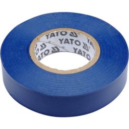 Bandă izolatoare albastră 15x0.13mm/20m PVC,-max 40kV - YT-81591