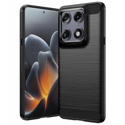 Husa Husa pentru Motorola Signature - Techsuit Carbon Silicone - Black