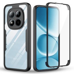 Husa Husa pentru Xiaomi Redmi Note 15 Pro 4G + Folie - Techsuit ColorVerse 360 Series - Black