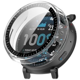 Husa pentru Amazfit Active Max + Folie - Techsuit Defense360 Pro - Clear