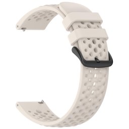 Curea pentru Amazfit Active Max/Samsung Galaxy Watch (46mm)/Watch 3/Gear S3/Amazfit GTR/GTR 2 - Techsuit Watchband 22mm (W083) - White