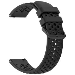 Curea pentru Amazfit Active Max/Samsung Galaxy Watch (46mm)/Watch 3/Gear S3/Amazfit GTR/GTR 2 - Techsuit Watchband 22mm (W083) - Black