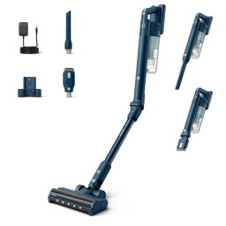 Aspirator vertical fara fir 25.2V, autonomie până la 60 min, tehnologie PowerCyclone 10, fără sac, recipient 0.27L, filtru HEPA, perie LED, Sage (verde)